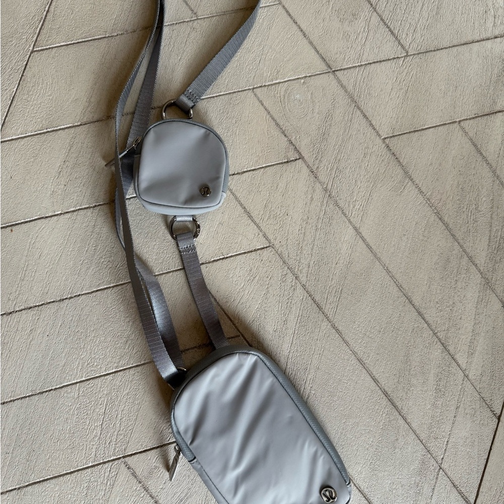 Lululemon Athletica Gray Crossbody Bag Set